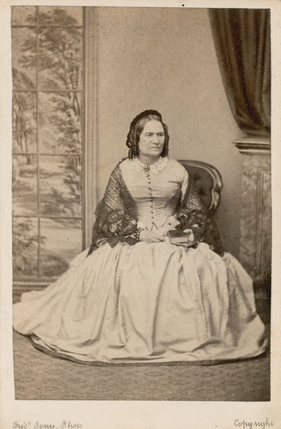 Agnes Strickland, author by English Photographer